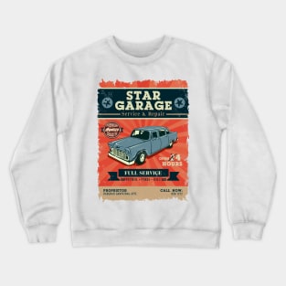 Hera Pheri - Star Garage Poster Crewneck Sweatshirt